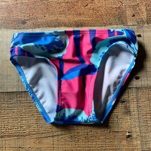 Blueberry Bay Swimwear Toddler Girls Blue and Pink Swim Bottoms -3T